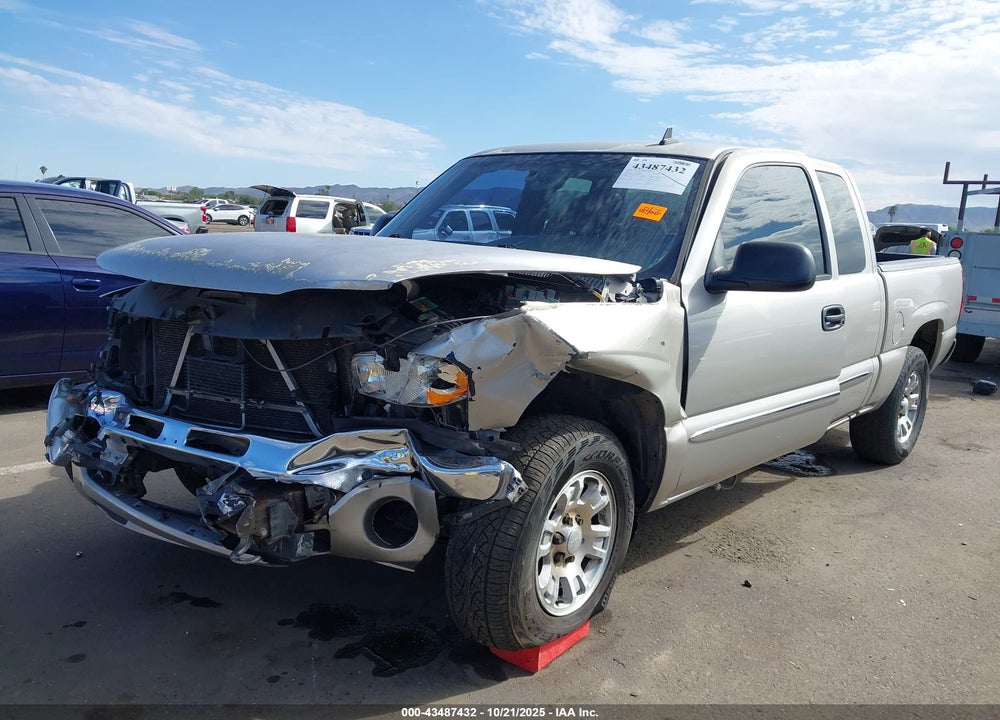 2006 GMC SIERRA 1500 VIN: 1GTEC19T86Z257444