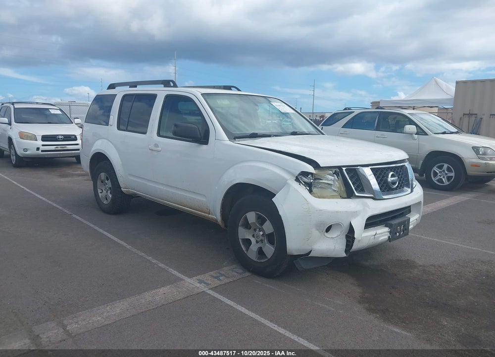 2008 NISSAN PATHFINDER S VIN: 5N1AR18U98C658834