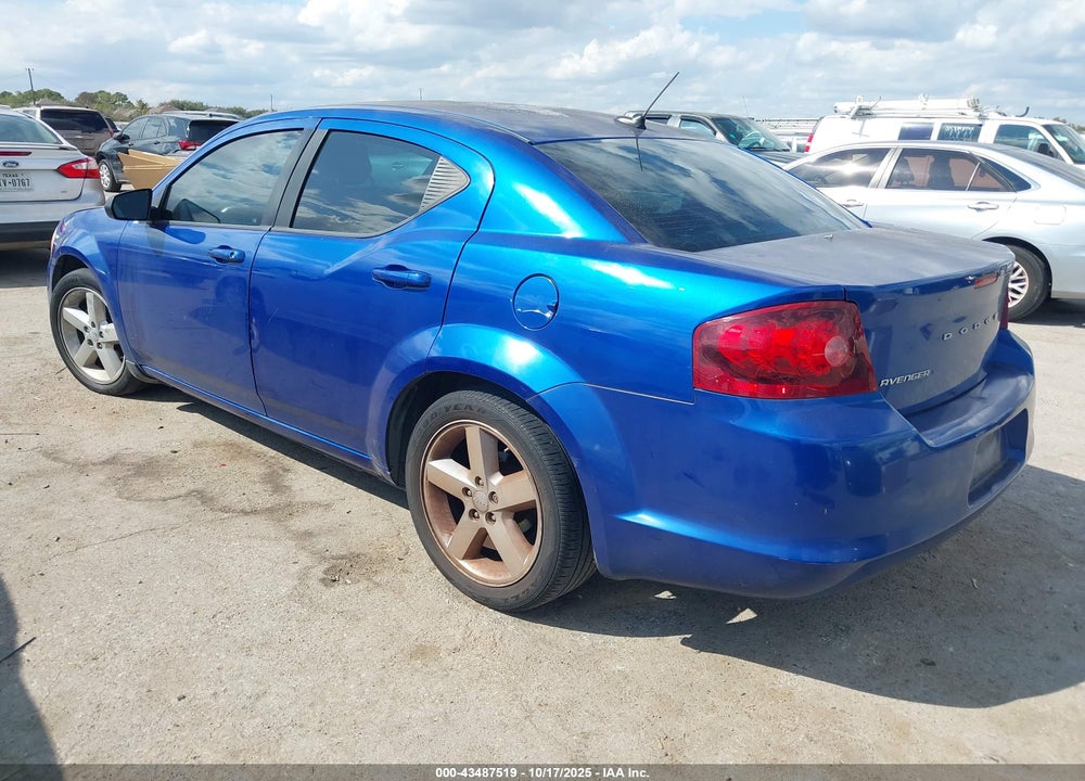 2013 DODGE AVENGER VIN: 1C3CDZAB0DN594642