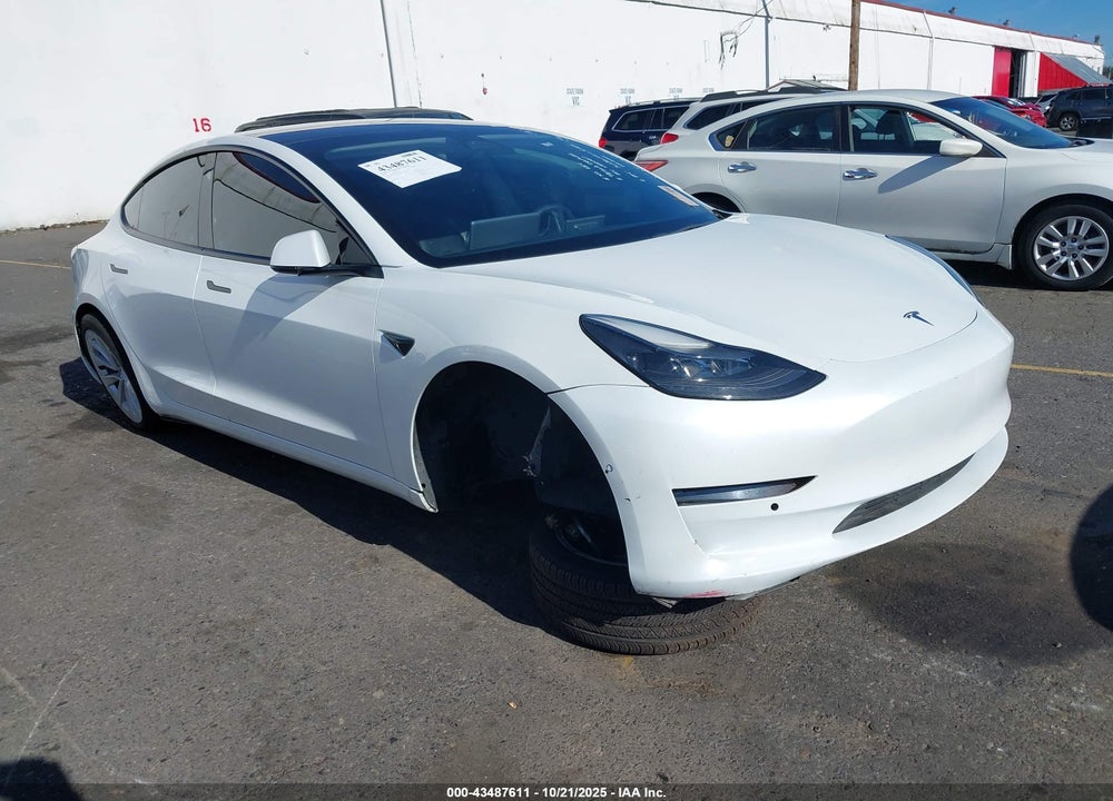 2022 TESLA MODEL 3 LONG RANGE DUAL MOTOR ALL-WHEEL DRIVE VIN: 5YJ3E1EB5NF143565