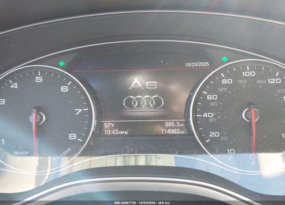 2016 AUDI A6 2.0T PREMIUM PLUS VIN: WAUGFAFC6GN180356