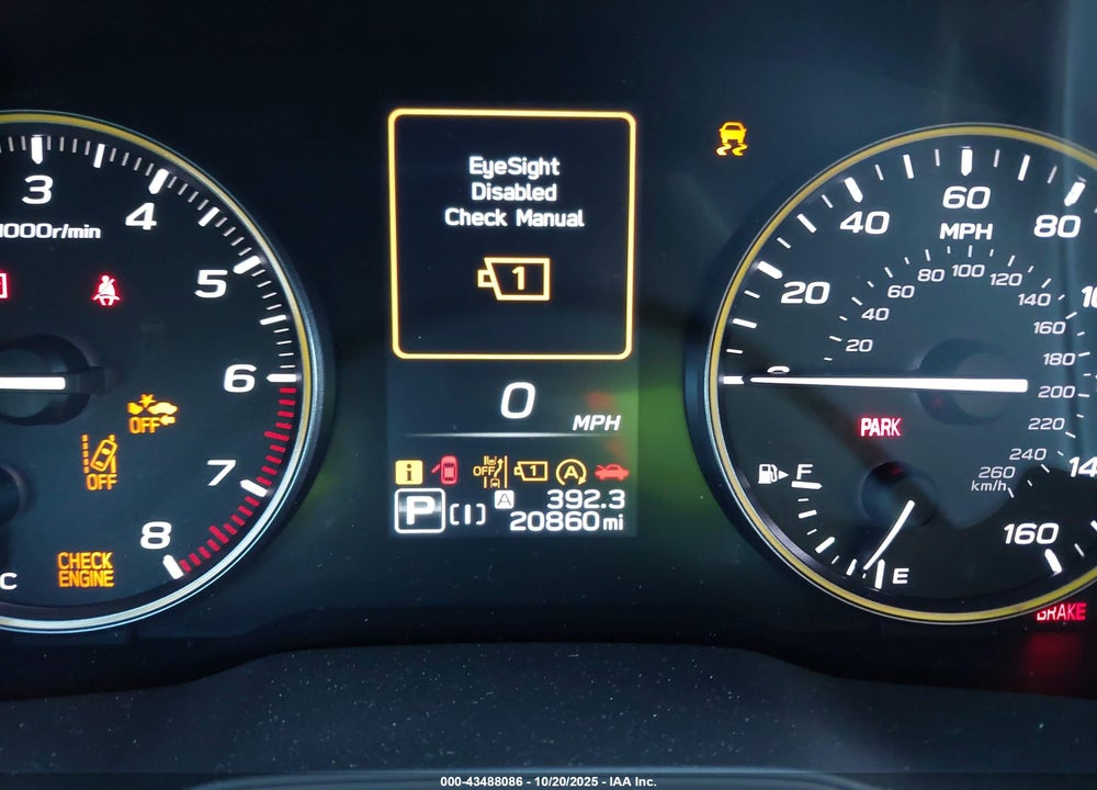 2024 SUBARU CROSSTREK SPORT VIN: 4S4GUHF60R3836086