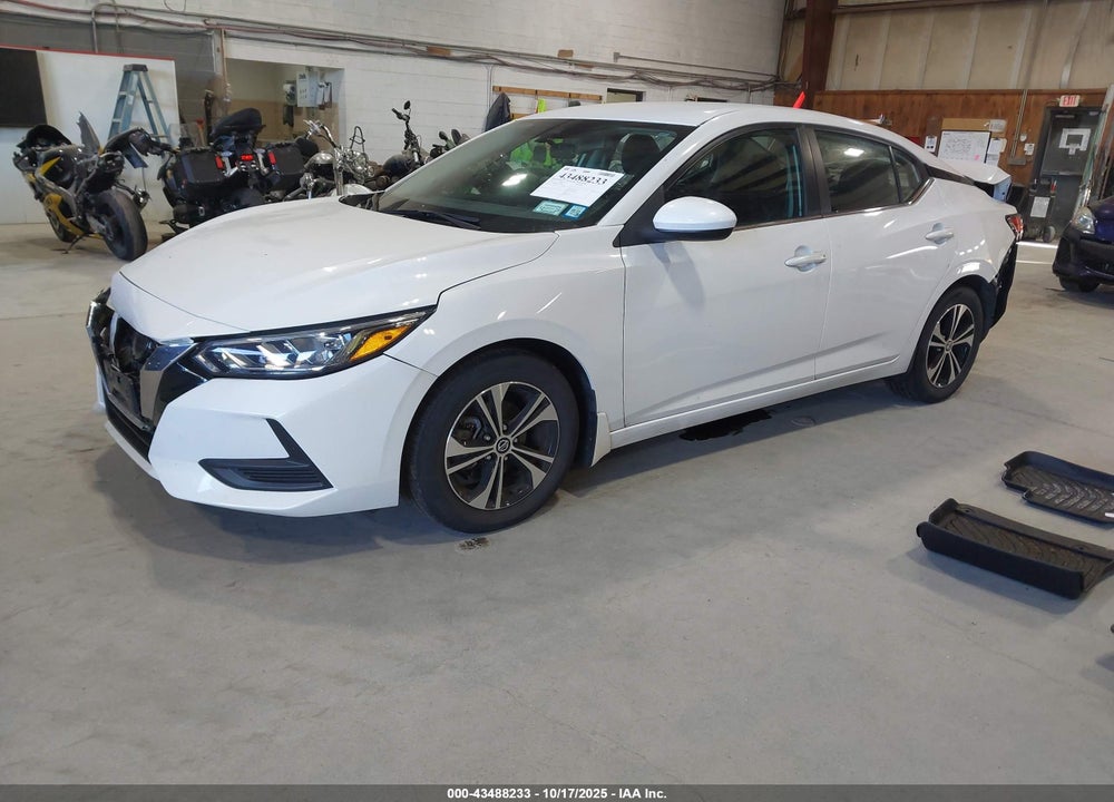 2021 NISSAN SENTRA SV XTRONIC CVT VIN: 3N1AB8CV5MY256041