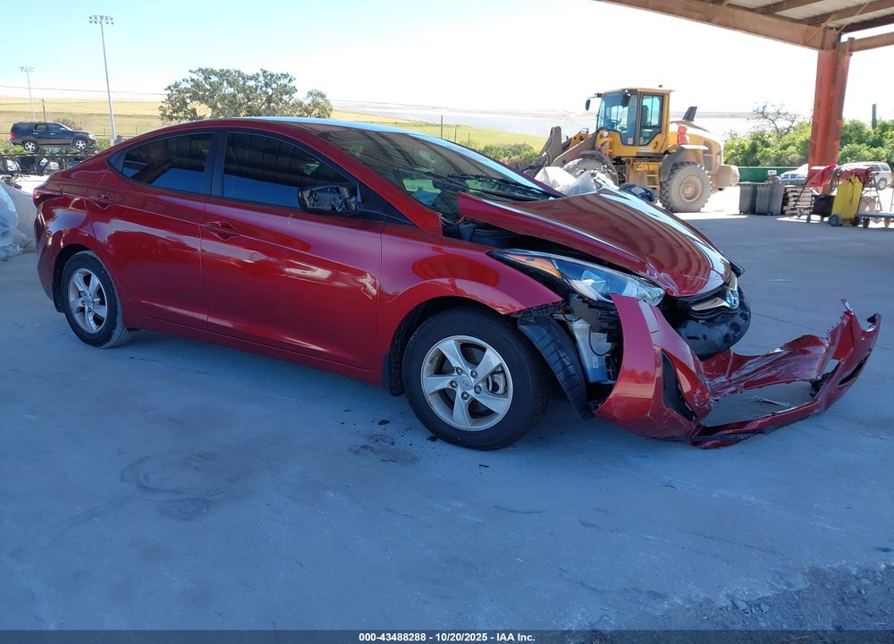 2015 HYUNDAI ELANTRA SE VIN: 5NPDH4AE1FH619343