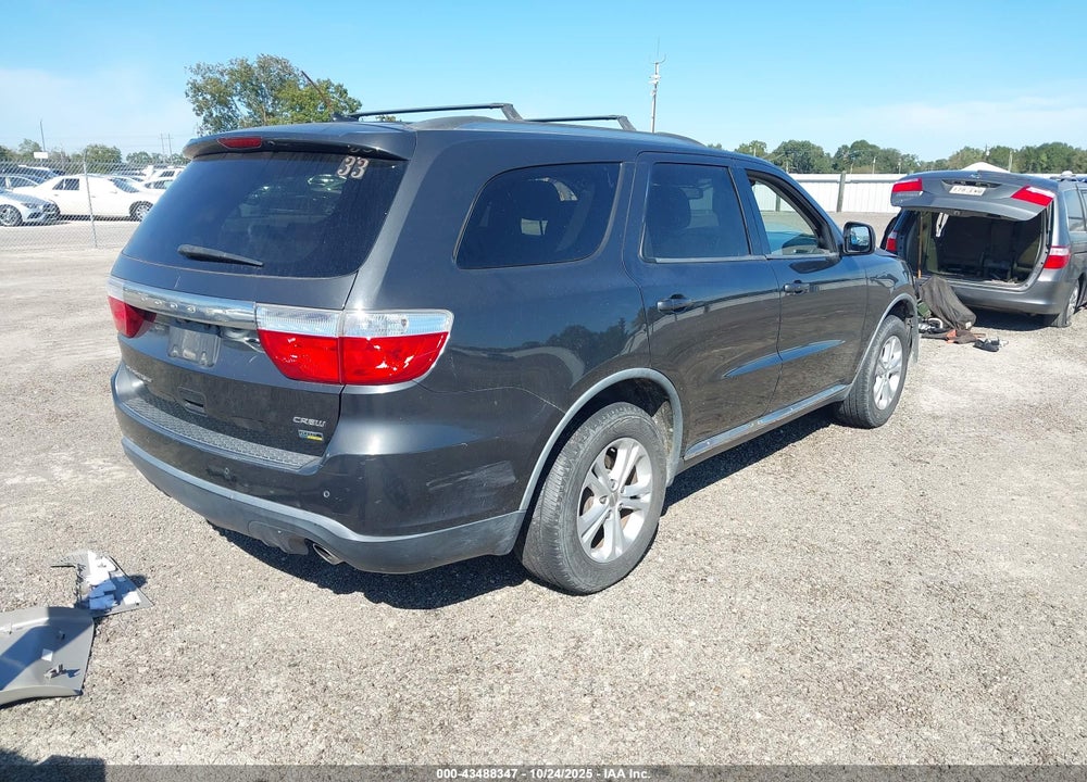 2011 DODGE DURANGO CREW VIN: 1D4RD4GG5BC626816