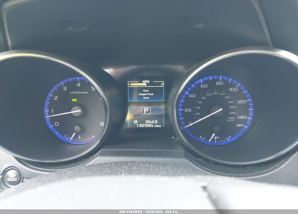 2015 SUBARU LEGACY 2.5I PREMIUM VIN: 4S3BNAD6XF3014039