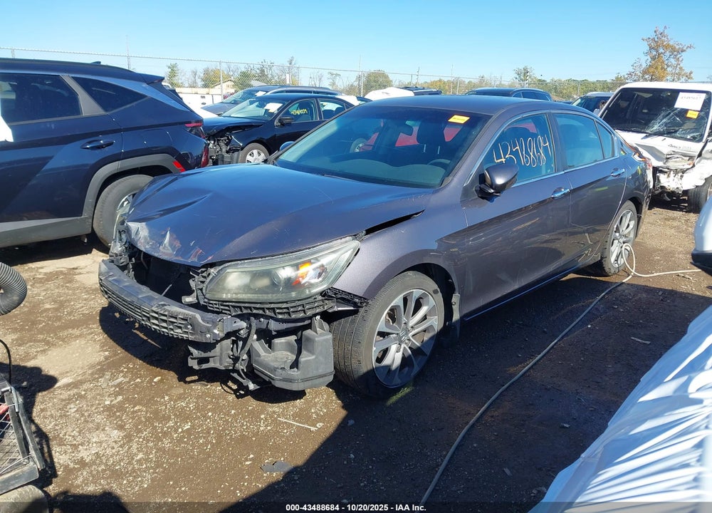 2015 HONDA ACCORD SPORT VIN: 1HGCR2F54FA081400