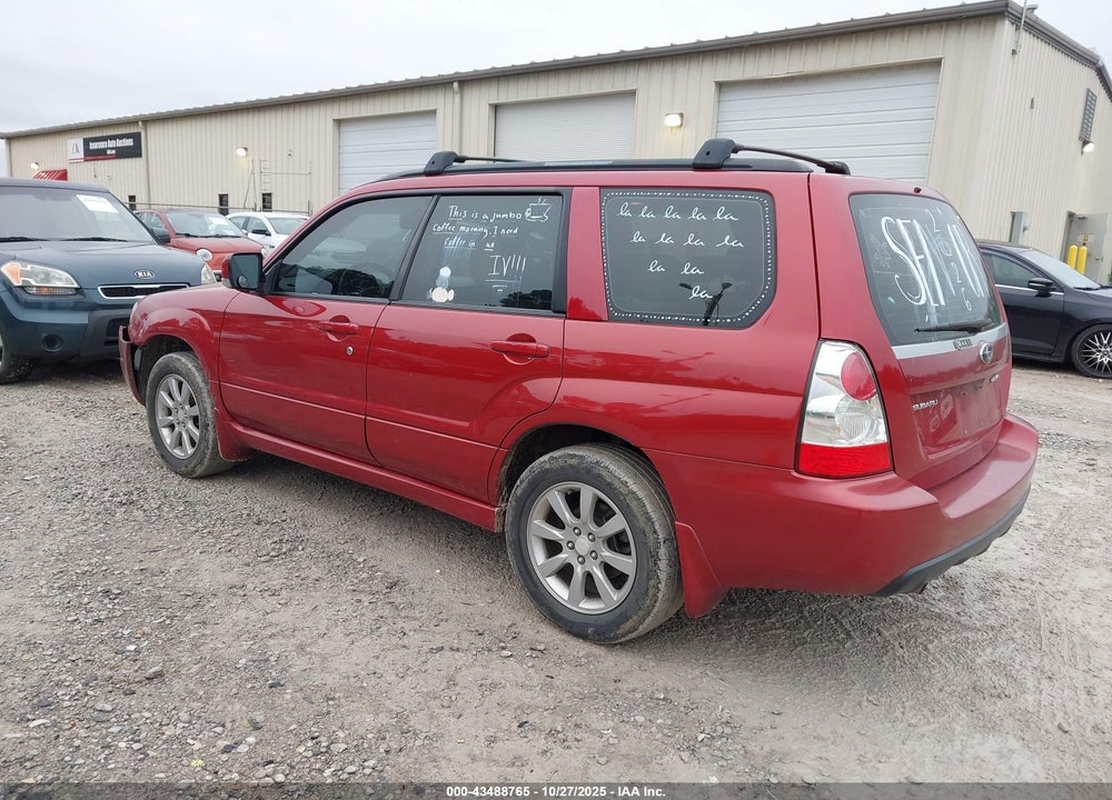 2007 SUBARU FORESTER VIN: JF1SG65627H703217