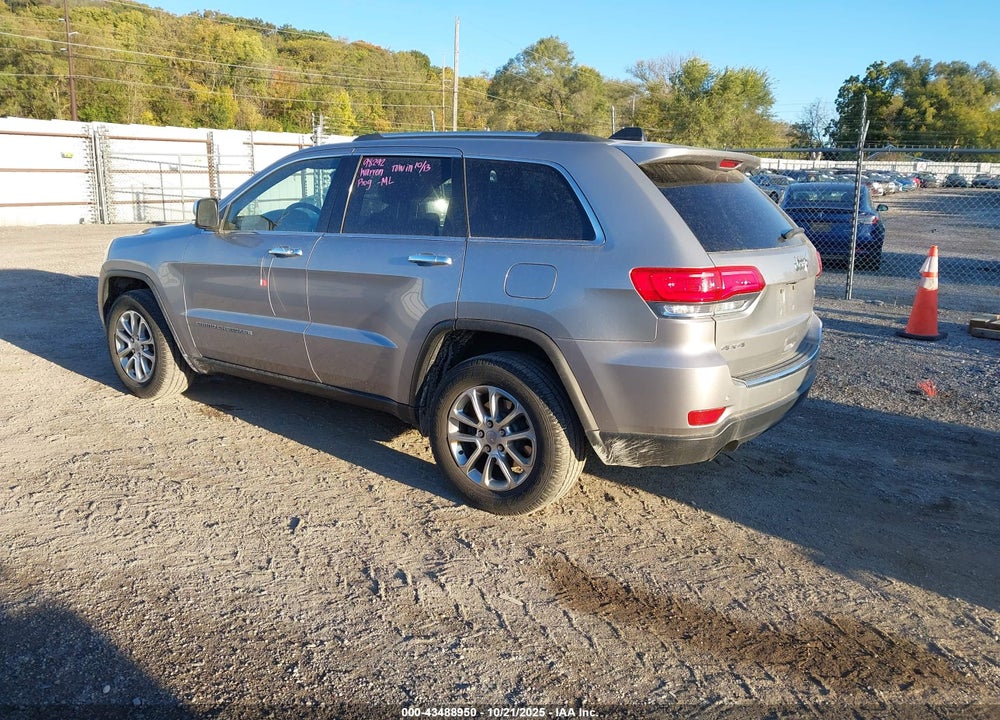 2014 JEEP GRAND CHEROKEE LIMITED VIN: 1C4RJFBG8EC188807