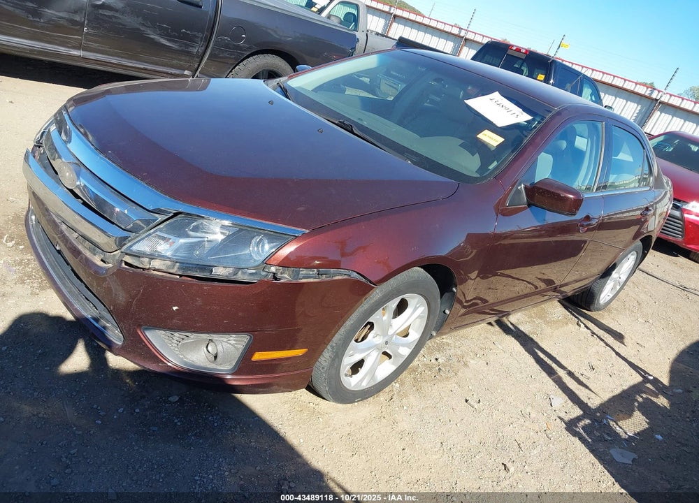 2012 FORD FUSION SE VIN: 3FAHP0HA0CR212788