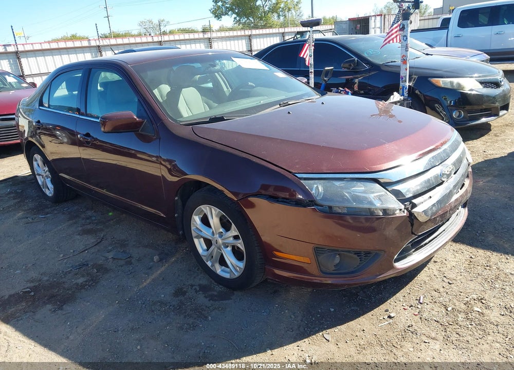 2012 FORD FUSION SE VIN: 3FAHP0HA0CR212788