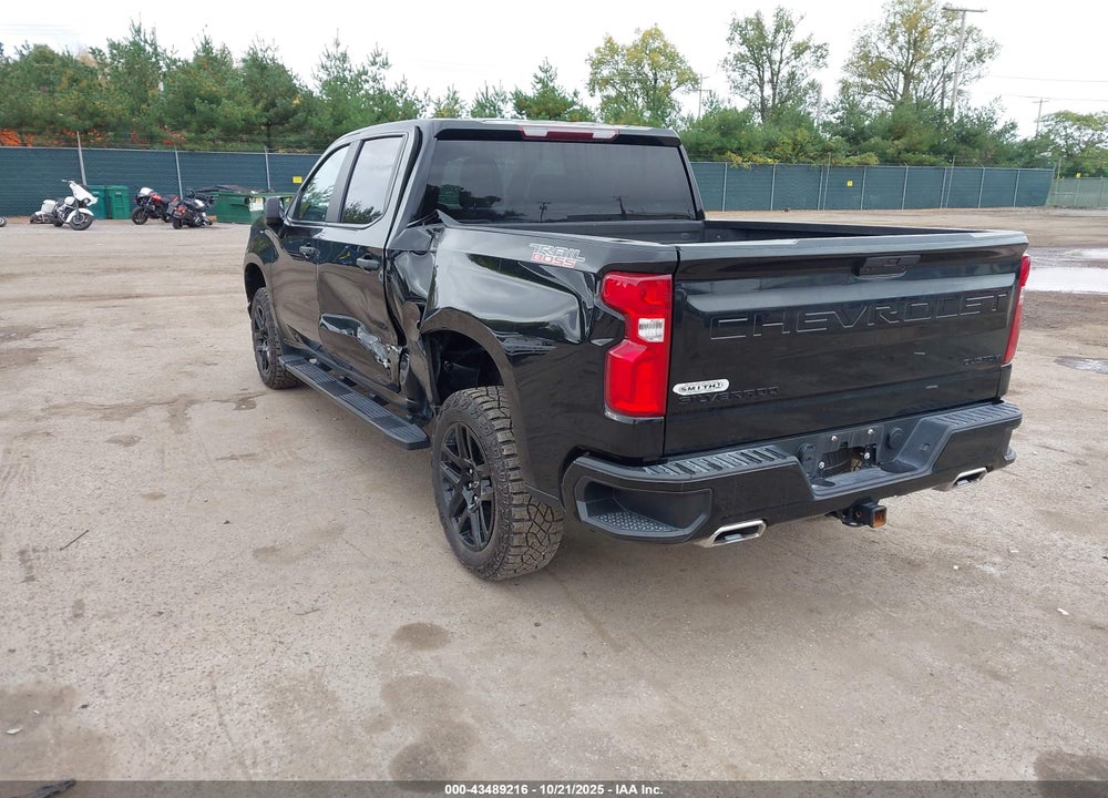 2021 CHEVROLET SILVERADO 1500 4WD SHORT BED CUSTOM TRAIL BOSS VIN: 1GCPYCEF2MZ447906