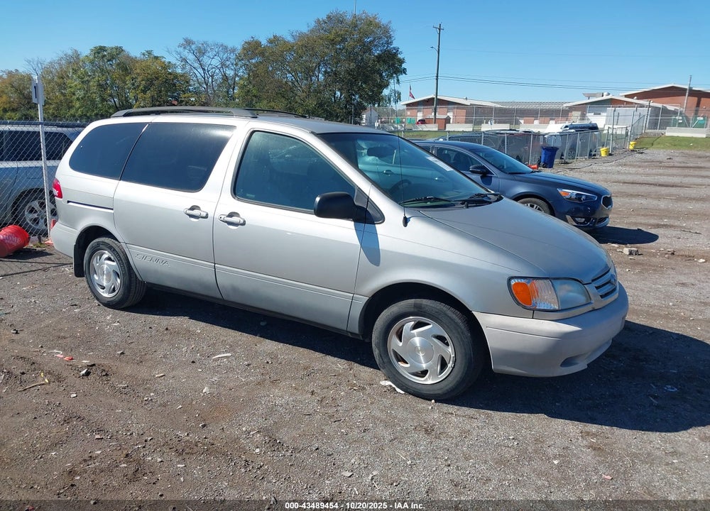2002 TOYOTA SIENNA LE VIN: 4T3ZF13C72U441706