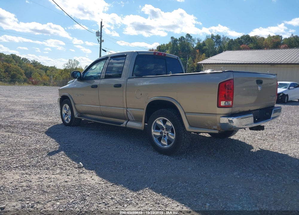 2005 DODGE RAM 1500 SLT/LARAMIE VIN: 1D7HU18D75S221715