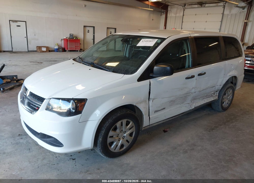 2019 DODGE GRAND CARAVAN SE VIN: 2C7WDGBGXKR678624
