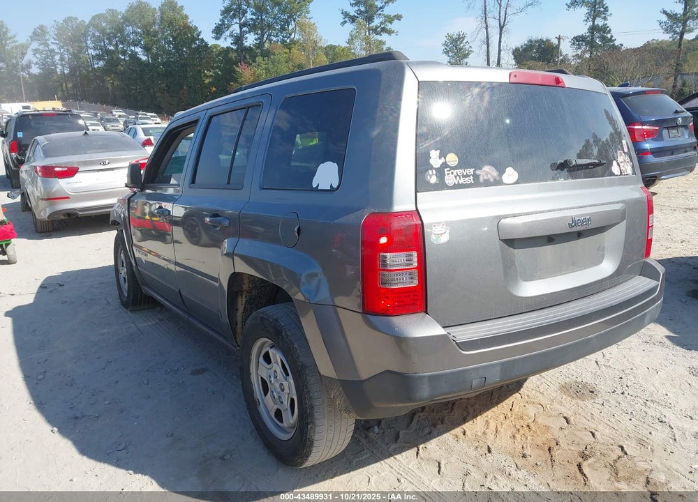 2013 JEEP PATRIOT SPORT VIN: 1C4NJPBA5DD187316