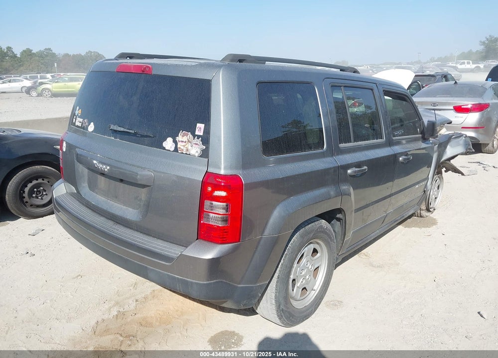 2013 JEEP PATRIOT SPORT VIN: 1C4NJPBA5DD187316