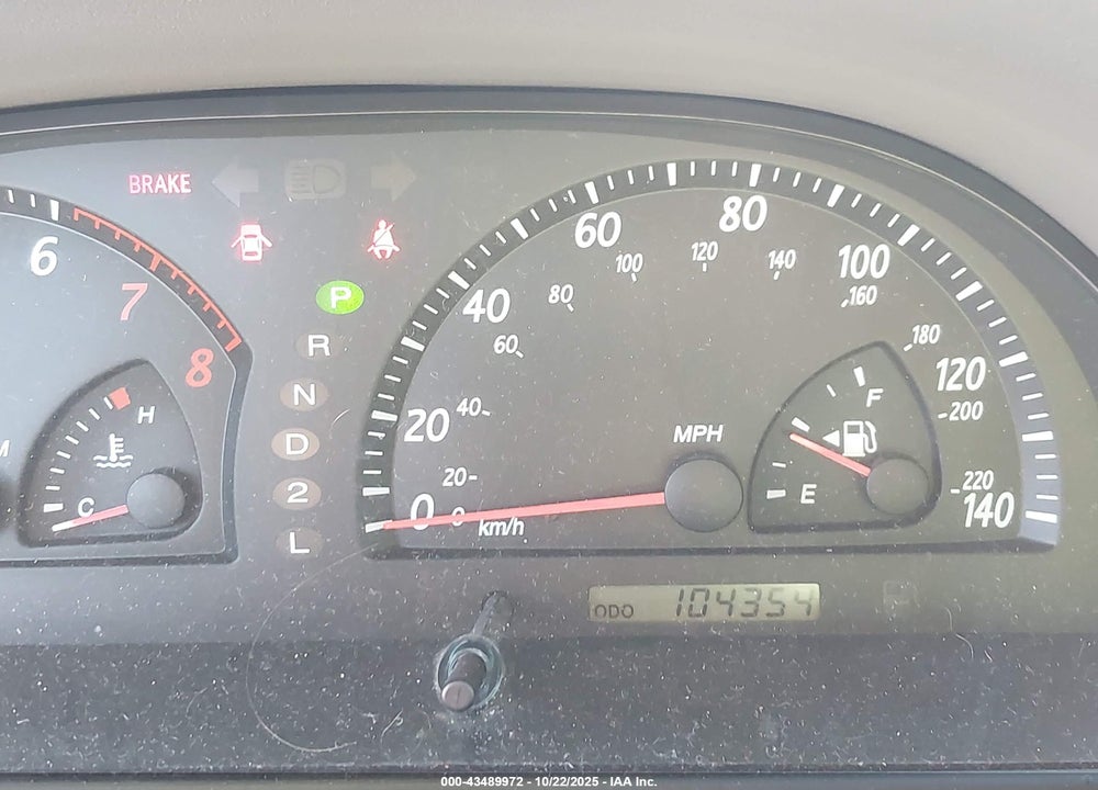 2003 TOYOTA CAMRY LE VIN: JTDBE32K730145034