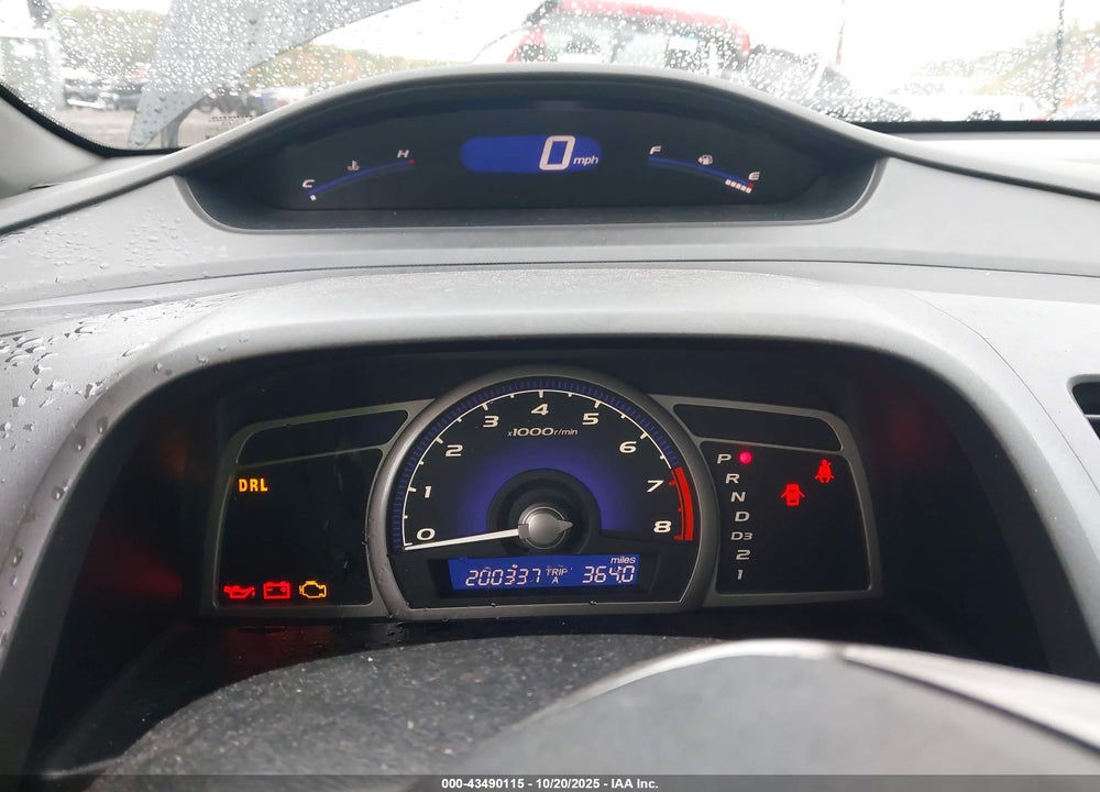 2007 HONDA CIVIC VIN: 2HGFA16827H301273
