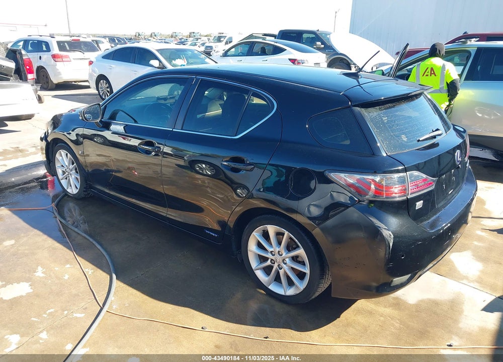2012 LEXUS CT 200H PREMIUM VIN: JTHKD5BH5C2119022