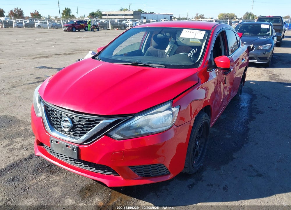 2017 NISSAN SENTRA SV VIN: 3N1AB7AP0HL698548