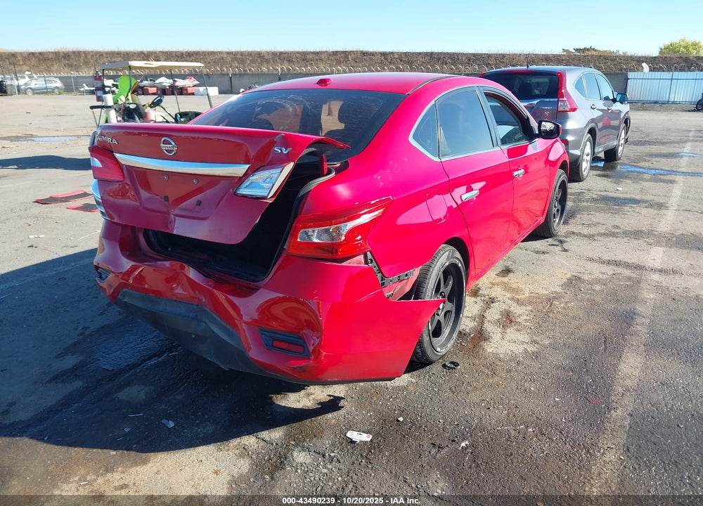 2017 NISSAN SENTRA SV VIN: 3N1AB7AP0HL698548