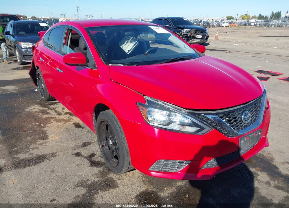 2017 NISSAN SENTRA SV VIN: 3N1AB7AP0HL698548