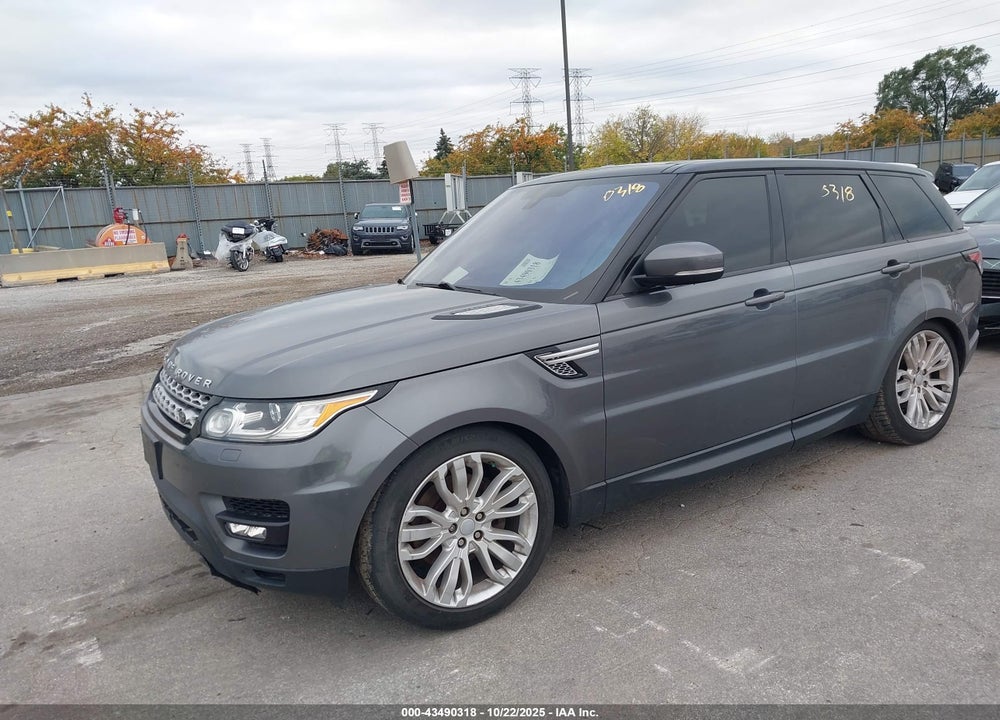 2016 LAND ROVER RANGE ROVER SPORT 3.0L V6 SUPERCHARGED HSE VIN: SALWR2VF1GA571387