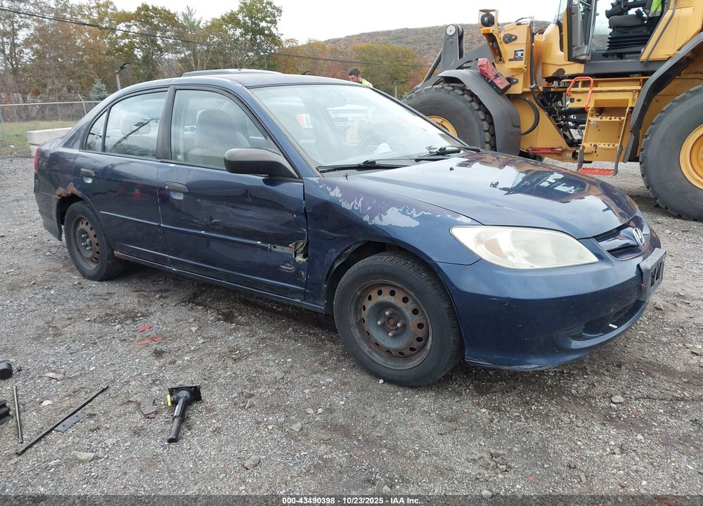 2004 HONDA CIVIC LX VIN: 2HGES16504H521876