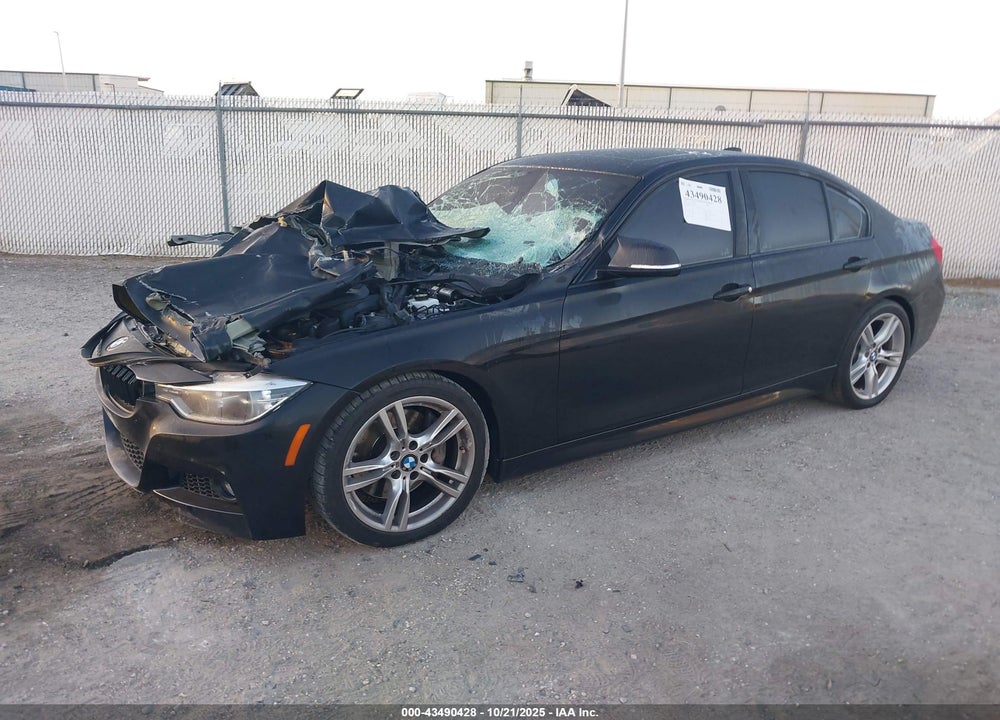 2016 BMW 3 SERIES VIN: WBA8B7C58GK702933