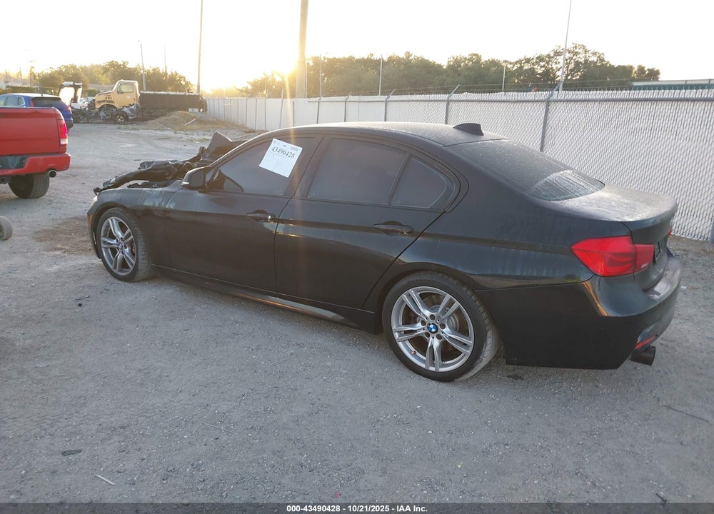 2016 BMW 3 SERIES VIN: WBA8B7C58GK702933