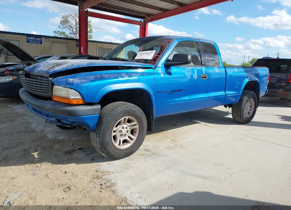 2001 DODGE DAKOTA VIN: 1B7GG22N21S195474