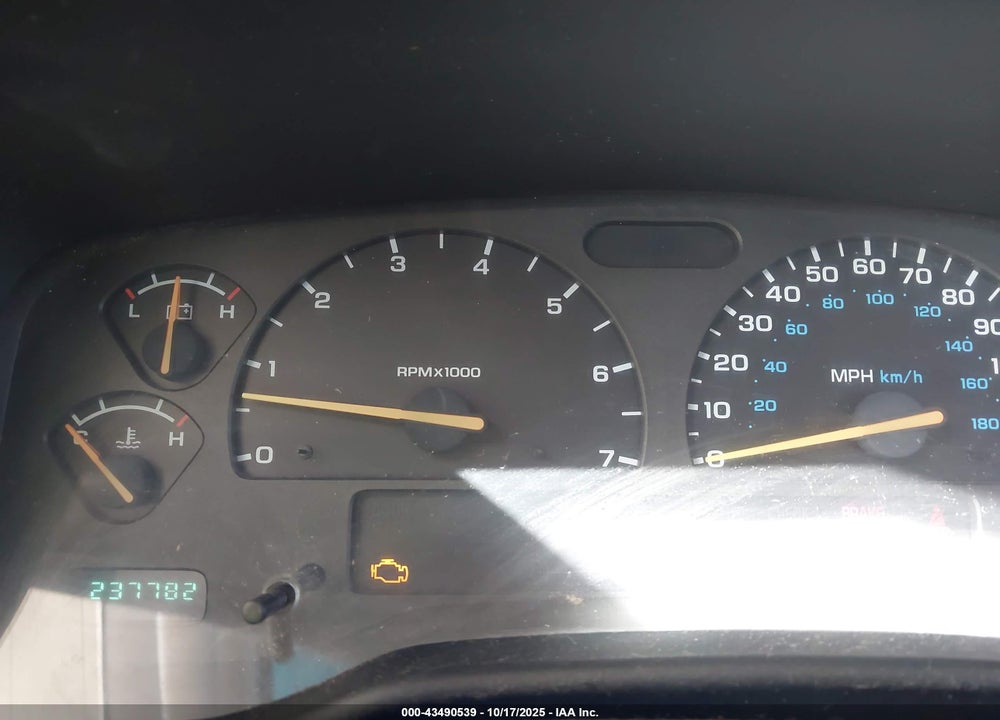 2001 DODGE DAKOTA VIN: 1B7GG22N21S195474