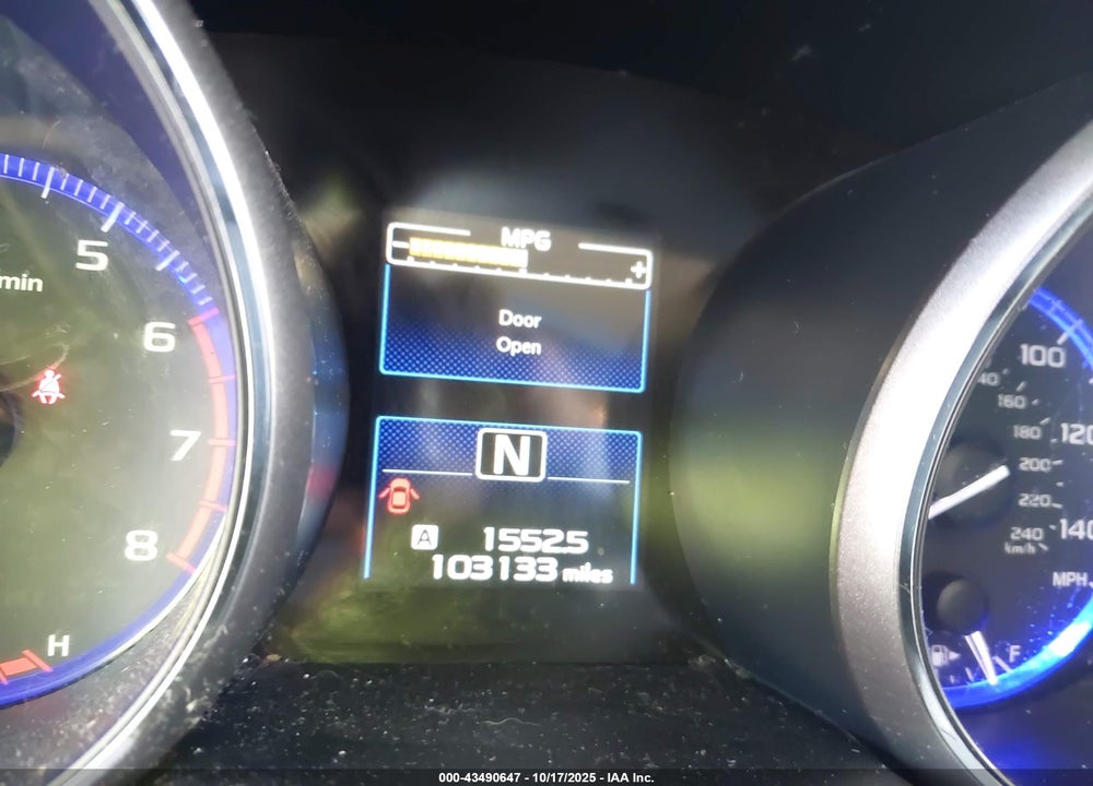 2016 SUBARU OUTBACK 2.5I PREMIUM VIN: 4S4BSAEC0G3279658