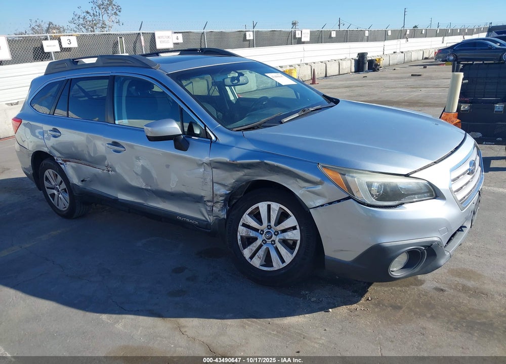 2016 SUBARU OUTBACK 2.5I PREMIUM VIN: 4S4BSAEC0G3279658