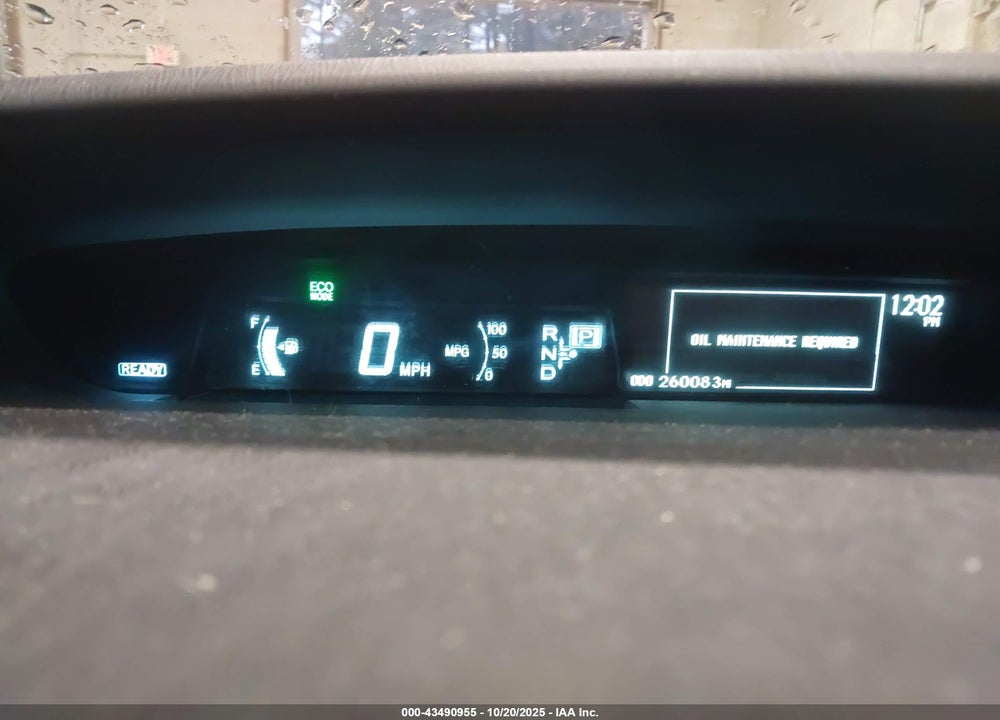 2011 TOYOTA PRIUS TWO VIN: JTDKN3DU8B1378329