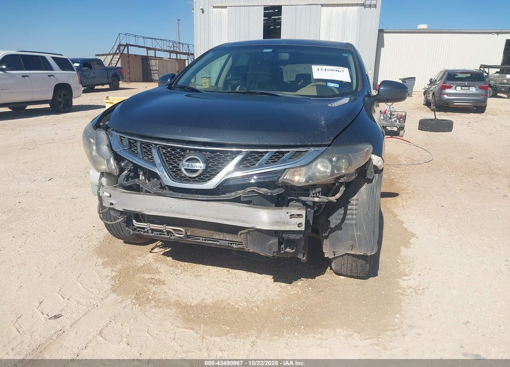 2011 NISSAN MURANO S VIN: JN8AZ1MWXBW167212