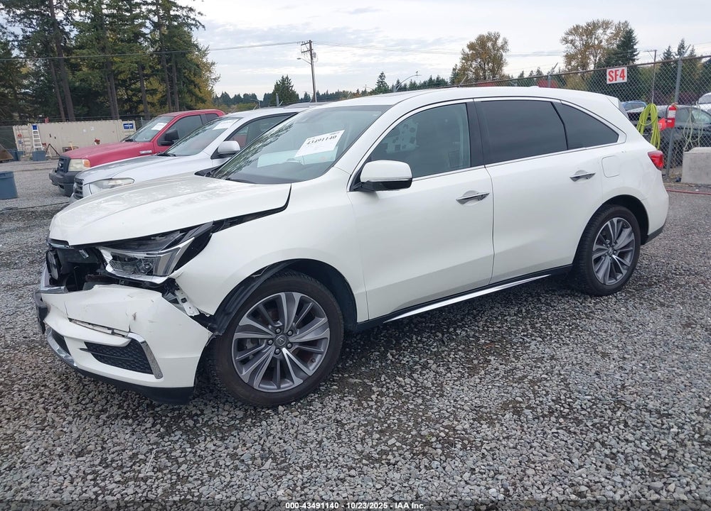 2017 ACURA MDX TECHNOLOGY PACKAGE VIN: 5FRYD4H5XHB035865