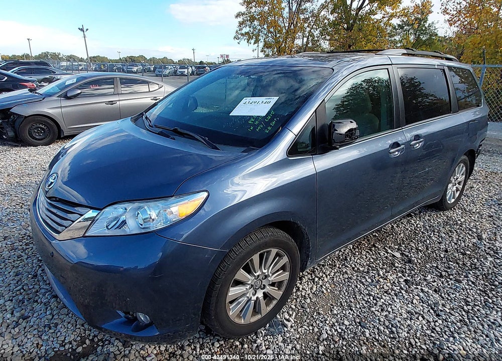 2015 TOYOTA SIENNA XLE 7 PASSENGER VIN: 5TDDK3DC4FS103106