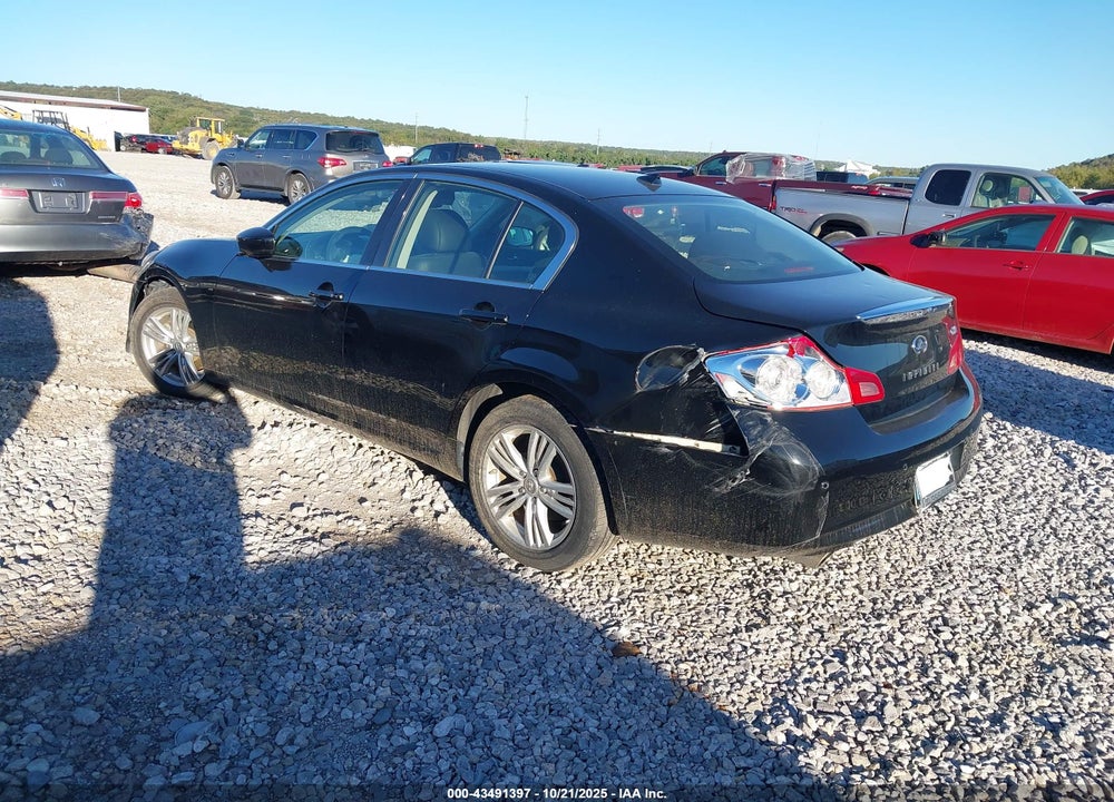 2013 INFINITI G37X VIN: JN1CV6AR9DM766583