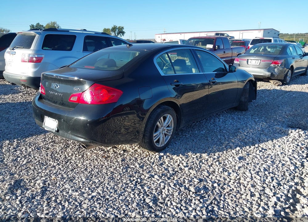 2013 INFINITI G37X VIN: JN1CV6AR9DM766583