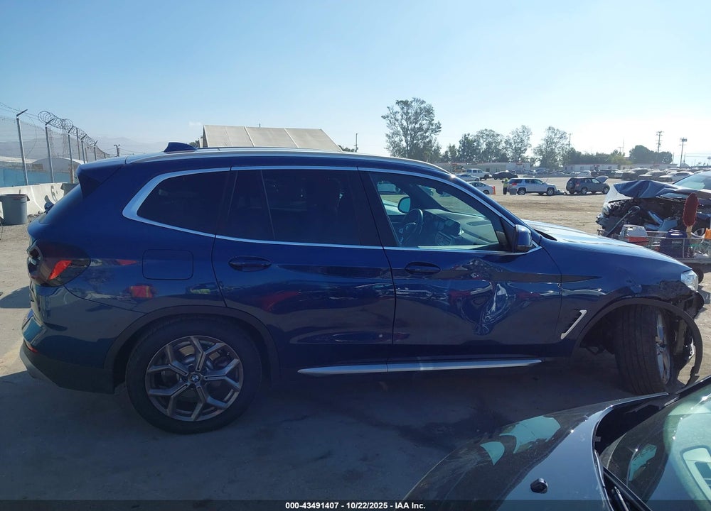 2022 BMW X3 SDRIVE30I VIN: 5UX43DP05N9L01922