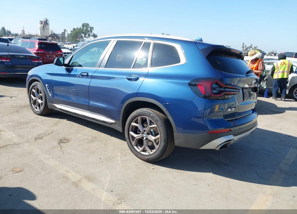 2022 BMW X3 SDRIVE30I VIN: 5UX43DP05N9L01922