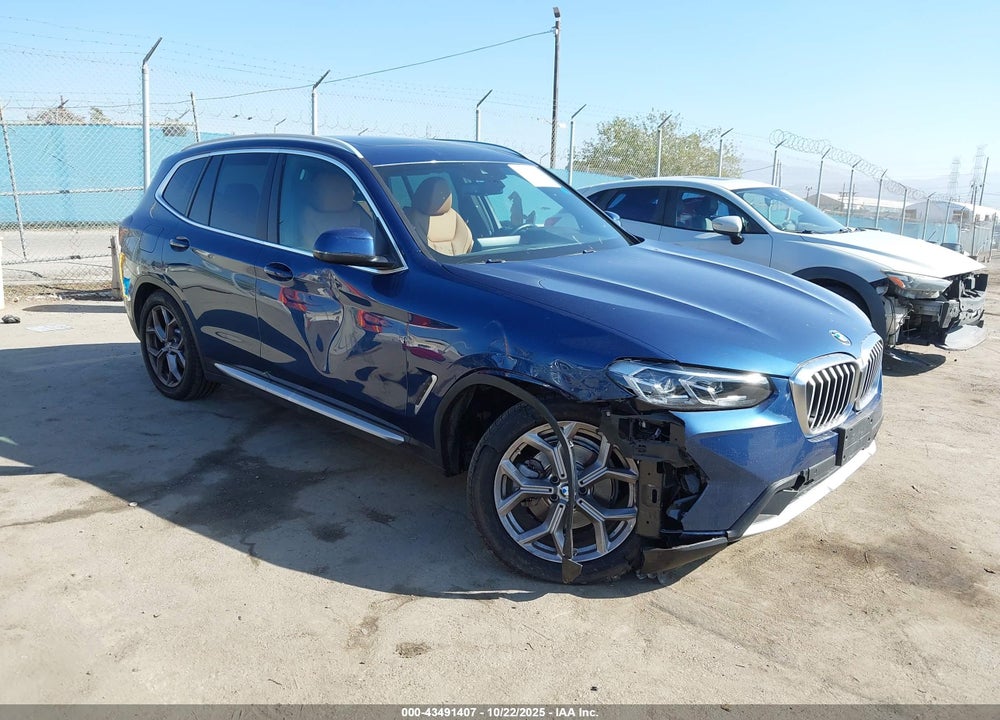 2022 BMW X3 SDRIVE30I VIN: 5UX43DP05N9L01922