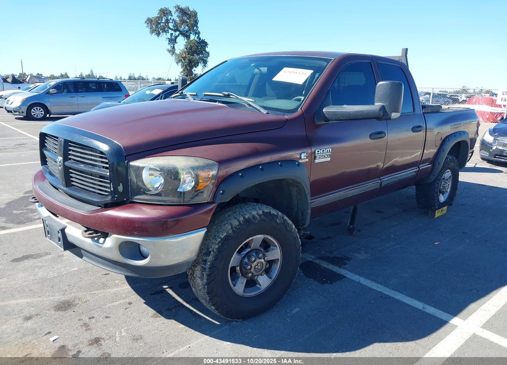 2007 DODGE RAM 2500 SLT/TRX4 OFF ROAD/SPORT/POWER WAGON VIN: 1D7KS28C07J509190