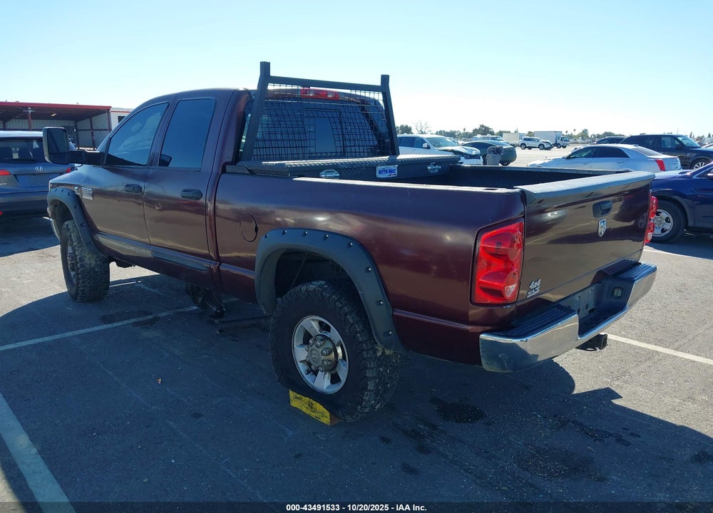 2007 DODGE RAM 2500 SLT/TRX4 OFF ROAD/SPORT/POWER WAGON VIN: 1D7KS28C07J509190