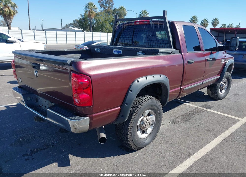 2007 DODGE RAM 2500 SLT/TRX4 OFF ROAD/SPORT/POWER WAGON VIN: 1D7KS28C07J509190