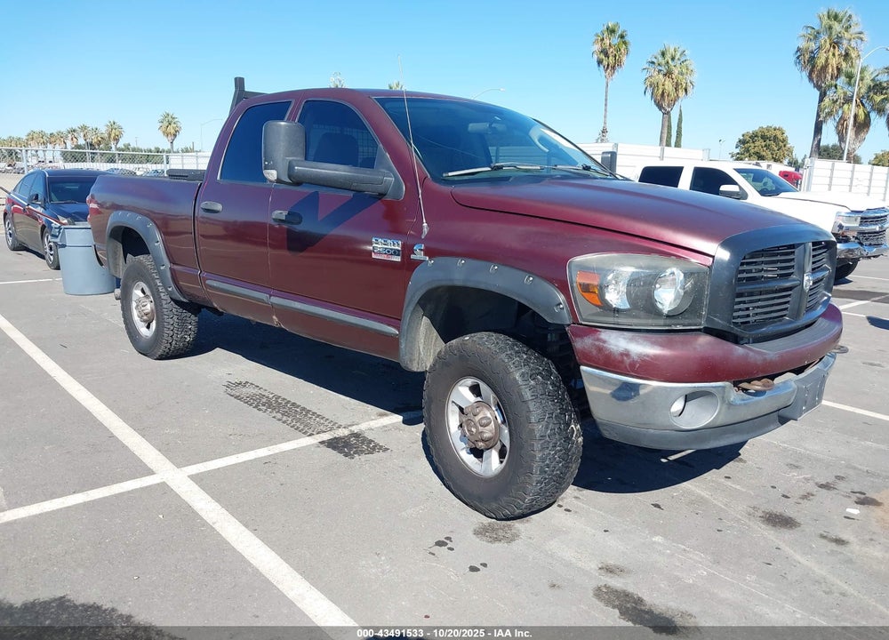 2007 DODGE RAM 2500 SLT/TRX4 OFF ROAD/SPORT/POWER WAGON VIN: 1D7KS28C07J509190