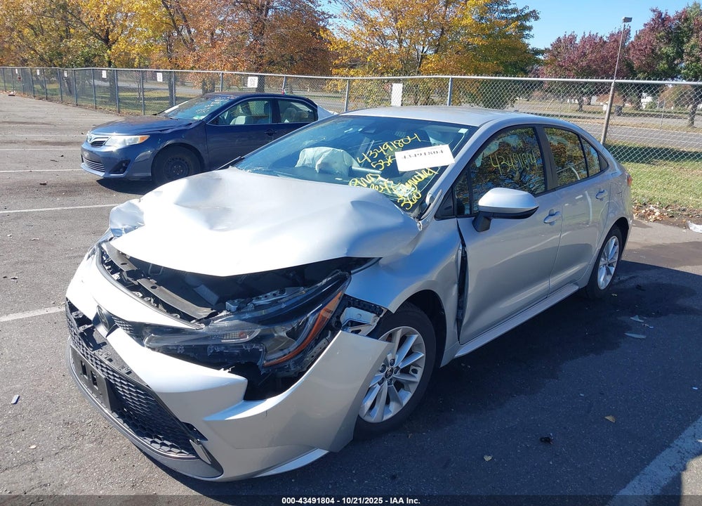 2022 TOYOTA COROLLA LE VIN: JTDVPMAE0NJ223045