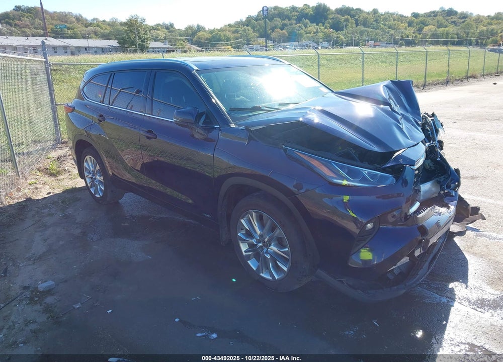 2021 TOYOTA HIGHLANDER HYBRID LIMITED VIN: 5TDXBRCH6MS016592